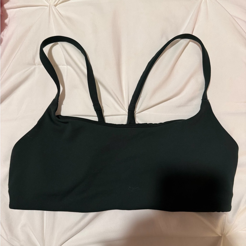 Lululemon navy green sports bra